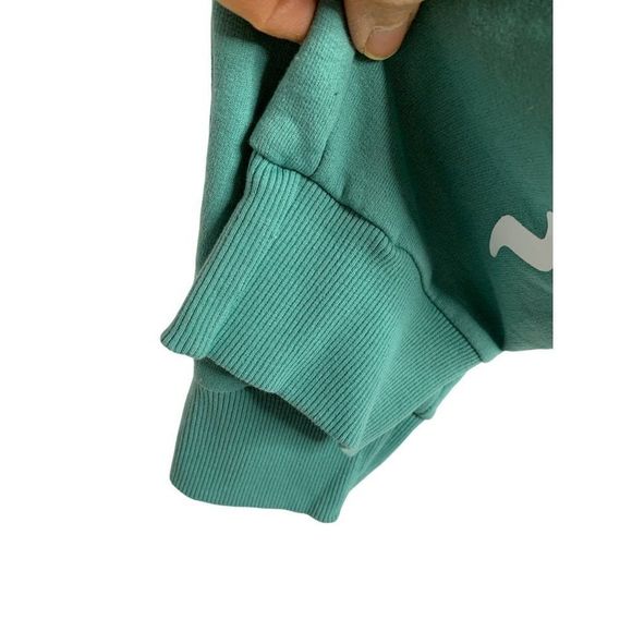 Mens Champion Terry Jogger Sweatpants Green Spelled Out Logo Medium EUC 6246 - Picture 8 of 11